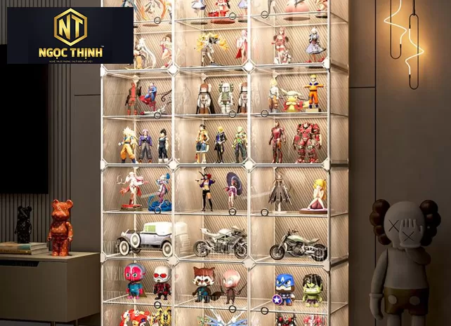 TỦ TRƯNG BÀY MÔ HÌNH CÓ KÍNH